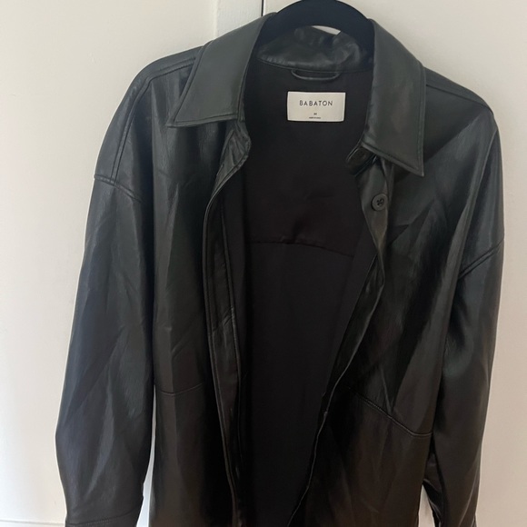 Aritzia Jackets & Blazers - Leather Shacket
